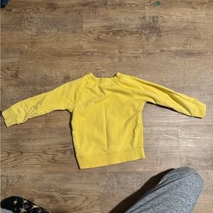 Hanna Andersson organic cotton Sunny Yellow sweatshirt 3T